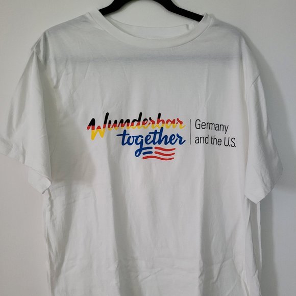New! T-Shirt Germany USA Wunderbar Together XL - Picture 1 of 1